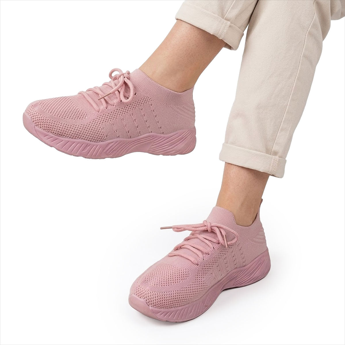 Women's Lightweight Knit Sport Trainers Corvine