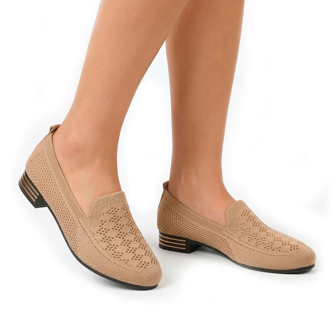 Women's Woven Block Heel Loafers Corvine