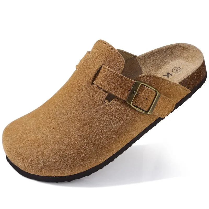 Unisex Cork Sole Casual Beach Clogs Corvine