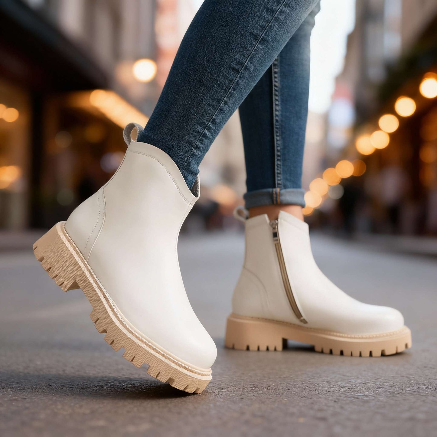 Women's Black Soft Inner Lined Ankle Boots Corvine