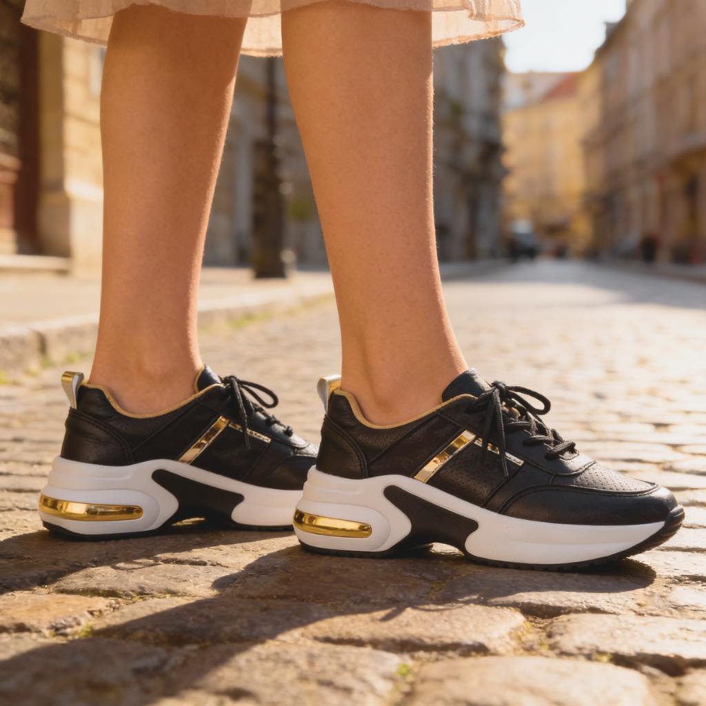 Women's Breathable Platform Trainers Corvine