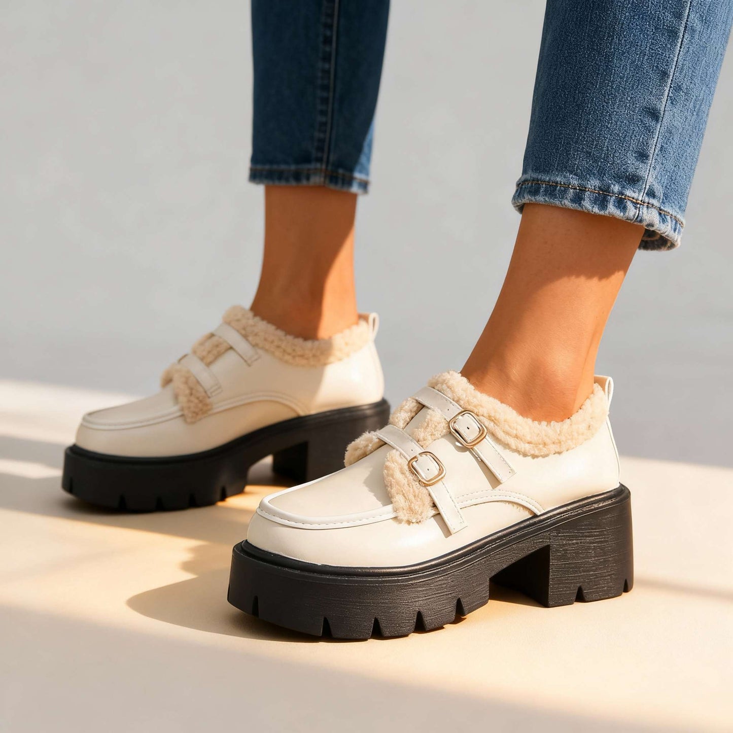 Women's Sherpa Lined Loafers Corvine