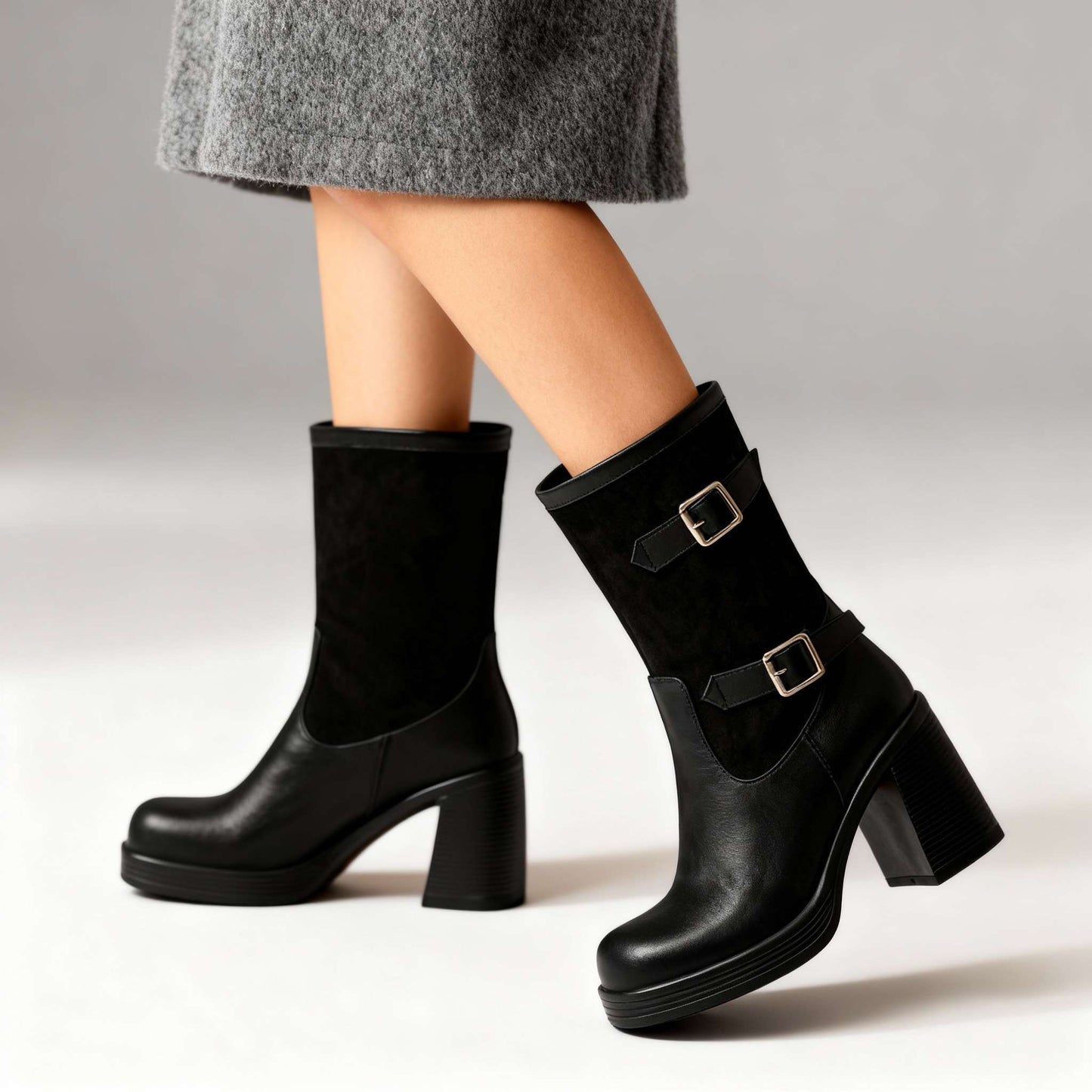 Women's Soft Suede Knee High Boots Corvine