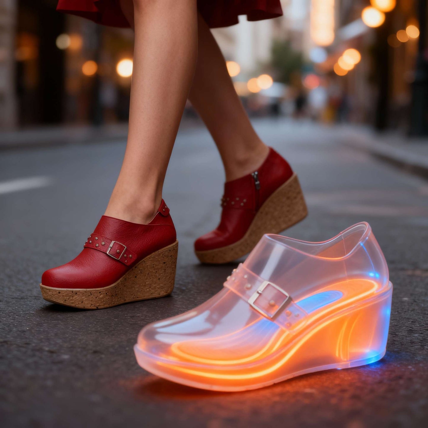Women's Soft Synthetic Slip On Walking Shoes Corvine