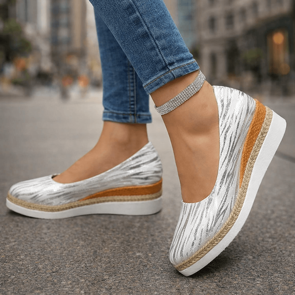 Women's Textured Platform Shoes | Stylish Lightweight Casual Footwear
