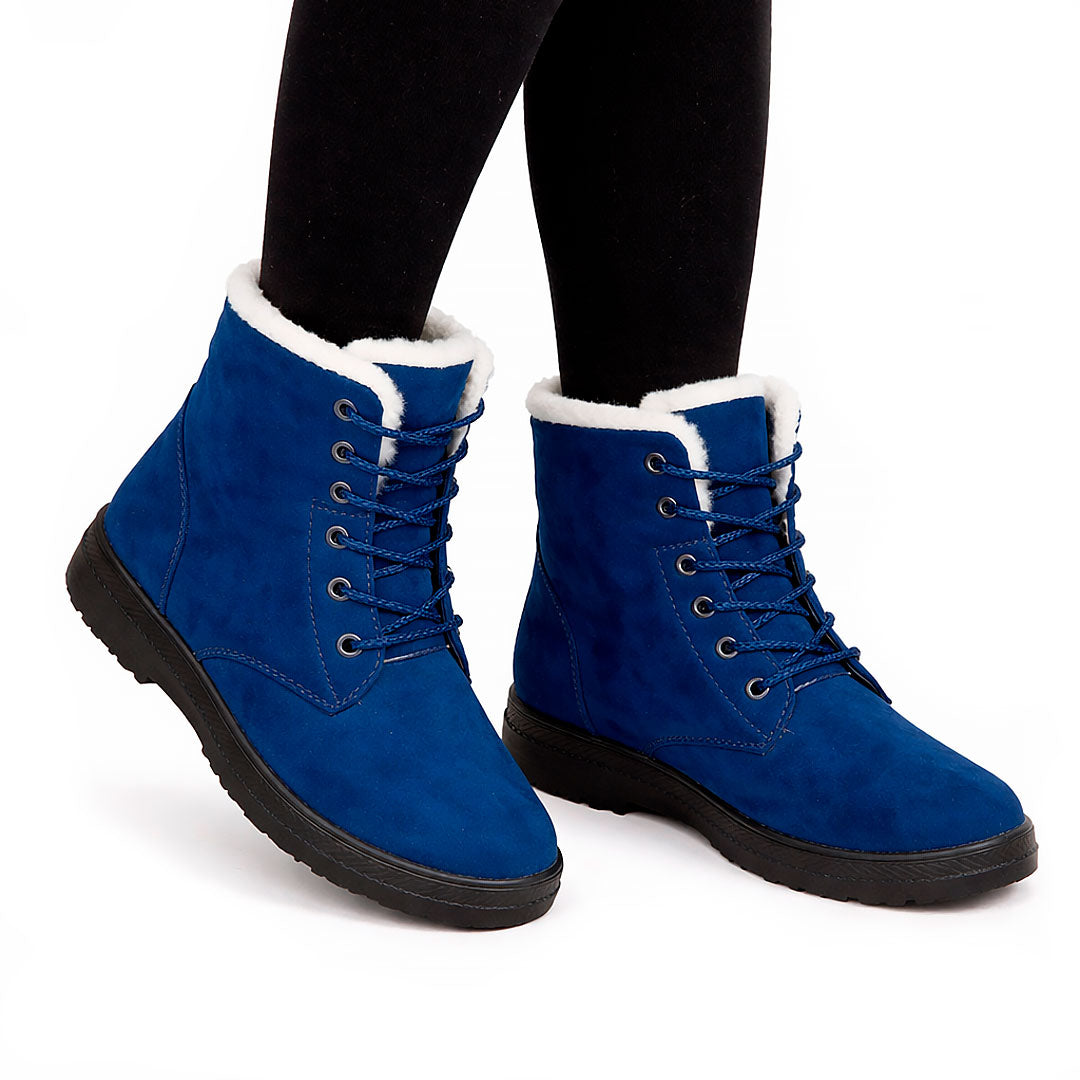 Women's Fleece-Lined Lace-Up Winter Boots Corvine