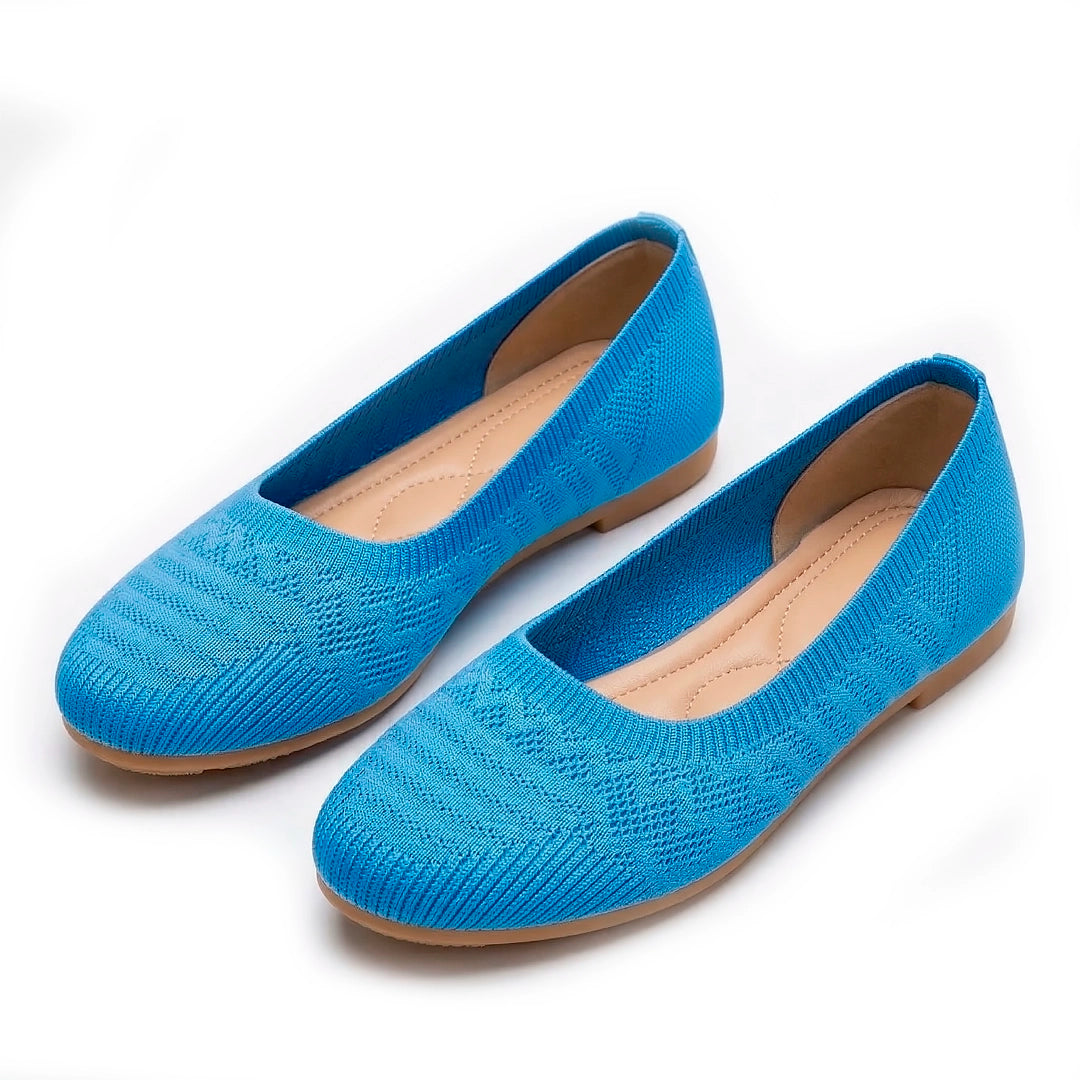 Women's Breathable Knit Ballet Flats Corvine