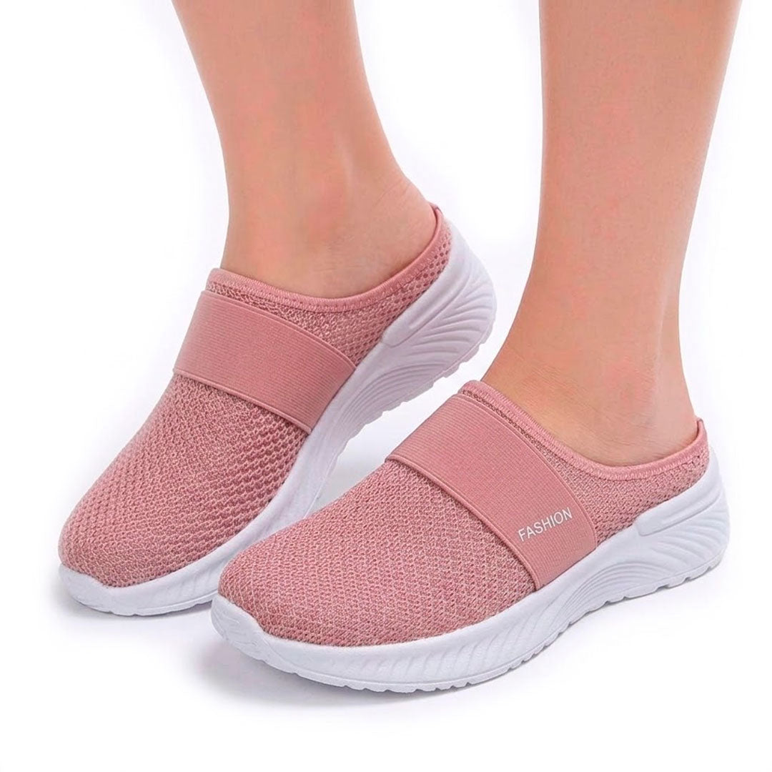 Women's Breathable Mesh Slip-On Mule Trainers Corvine