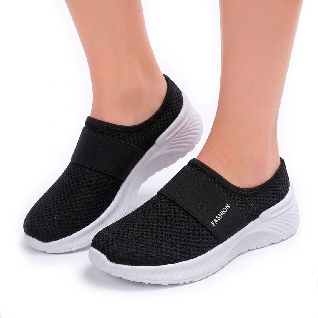 Women's Breathable Mesh Slip-On Mule Trainers Corvine