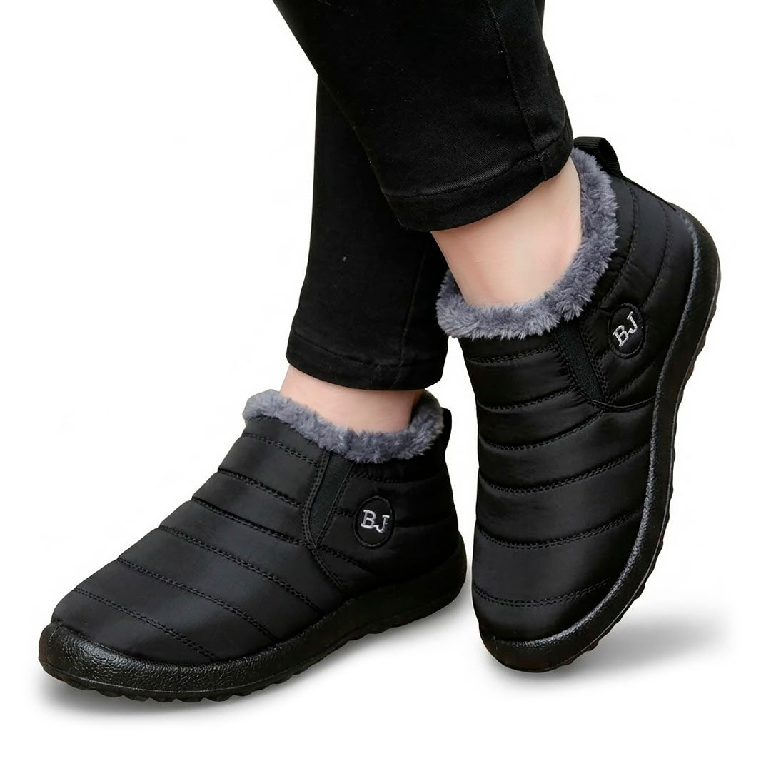 Women's Fleece-Lined Winter Puffer Boots Corvine