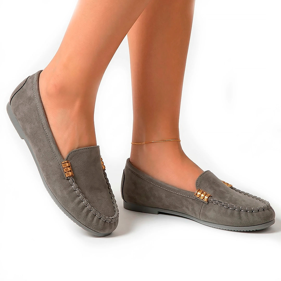 Women's Suede Slip-On Flats Corvine