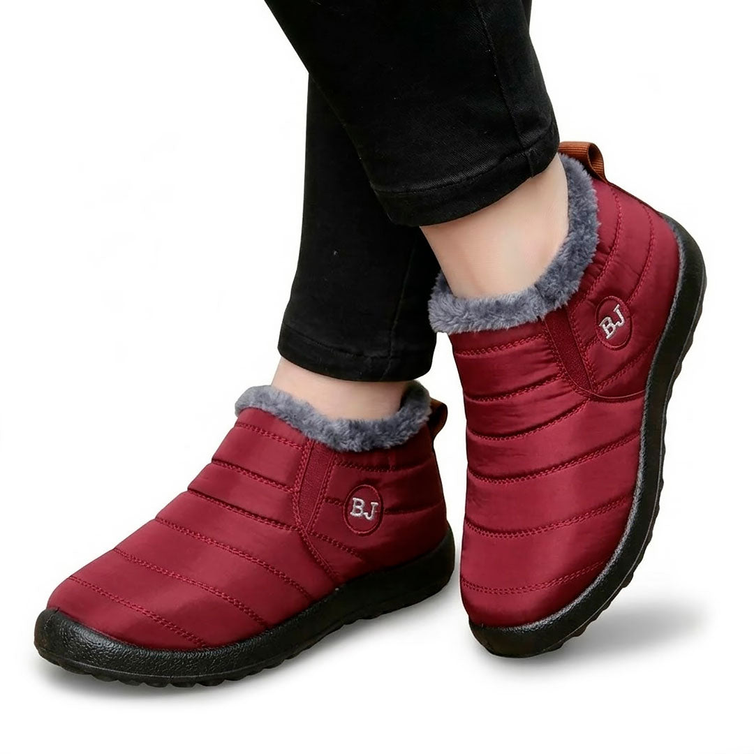 Women's Fleece-Lined Winter Puffer Boots Corvine