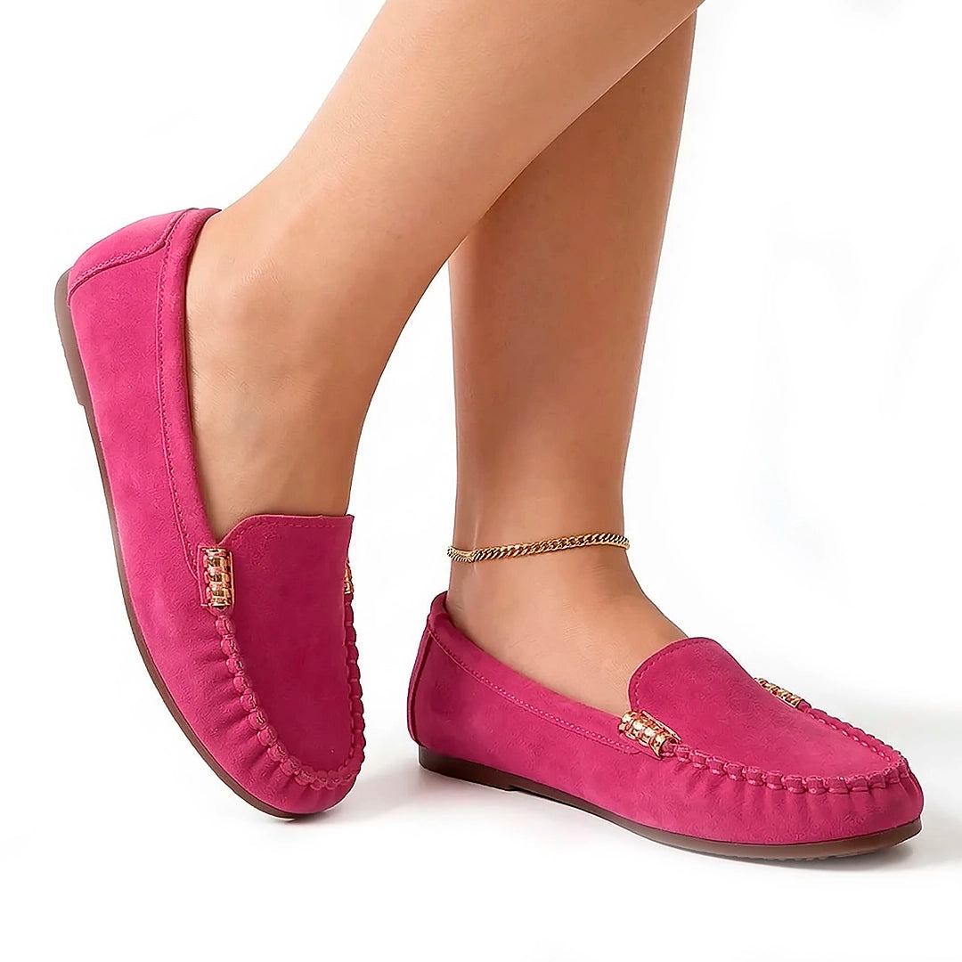 Women's Suede Slip-On Flats Corvine