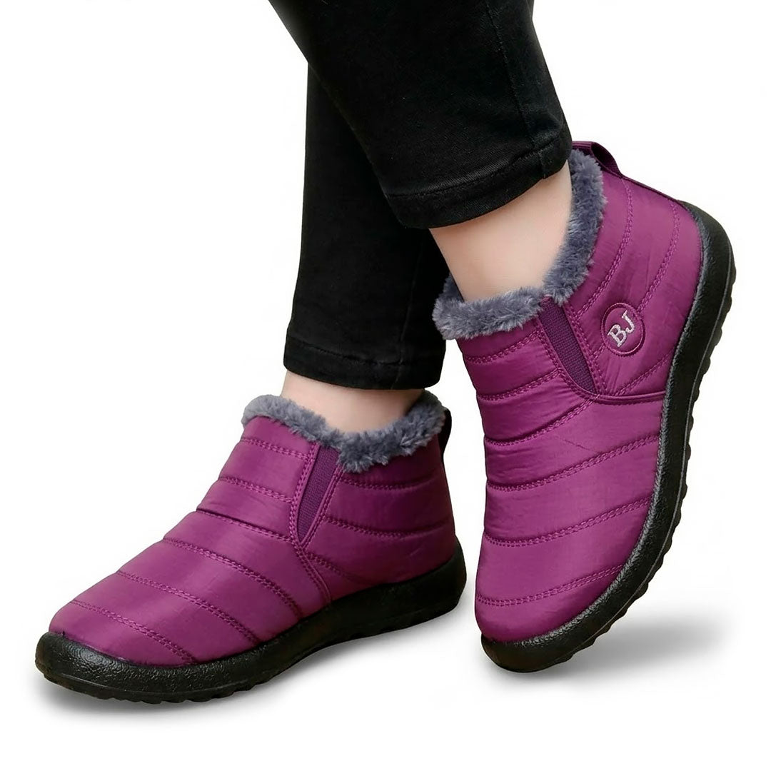 Women's Fleece-Lined Winter Puffer Boots Corvine