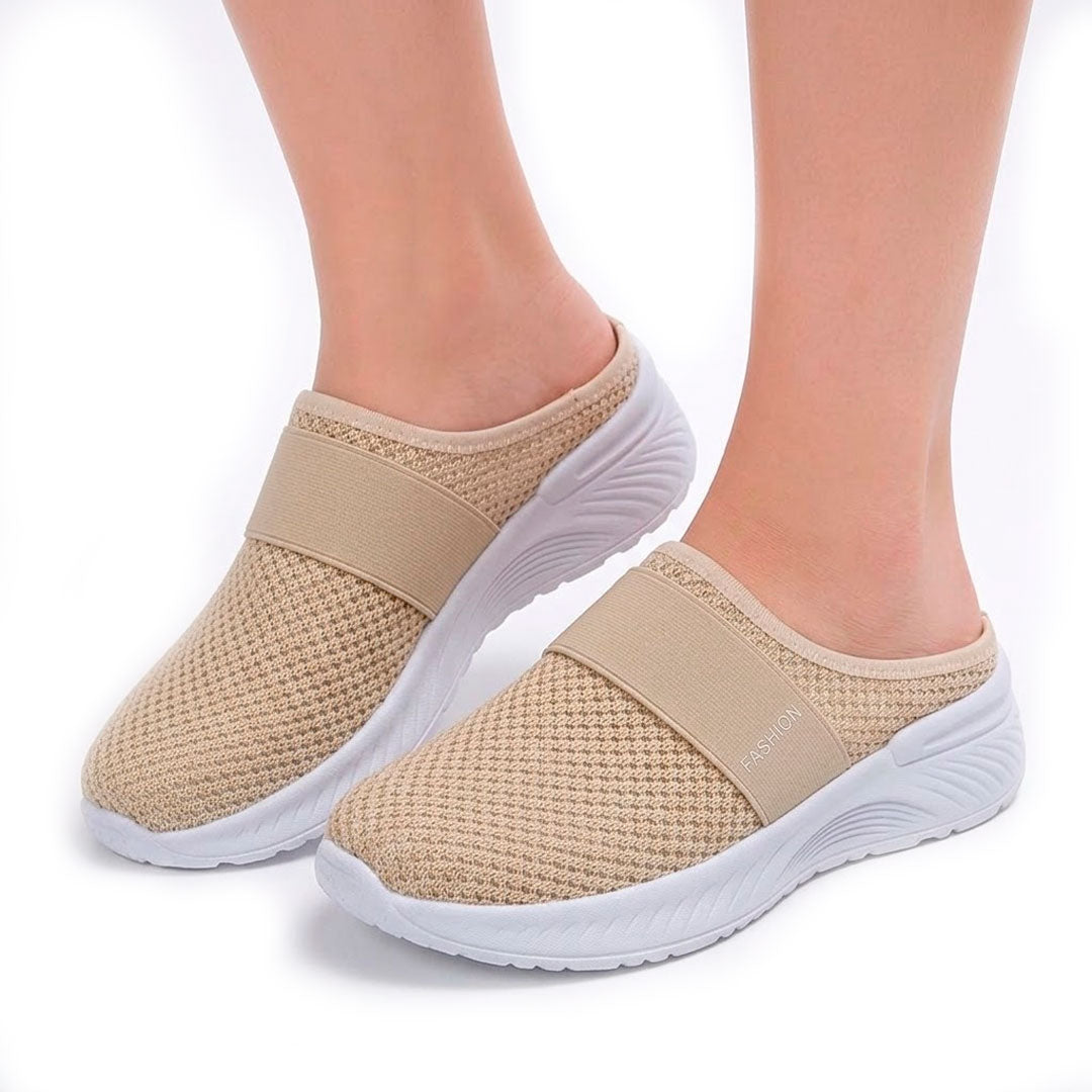 Women's Breathable Mesh Slip-On Mule Trainers Corvine