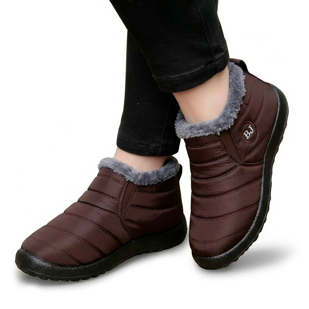 Women's Fleece-Lined Winter Puffer Boots Corvine