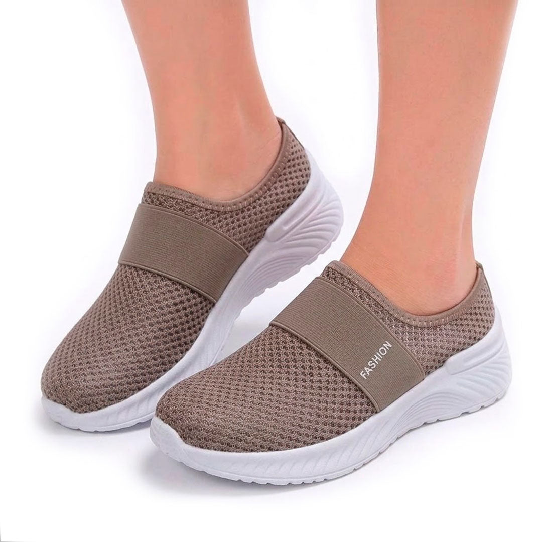 Women's Breathable Mesh Slip-On Mule Trainers Corvine