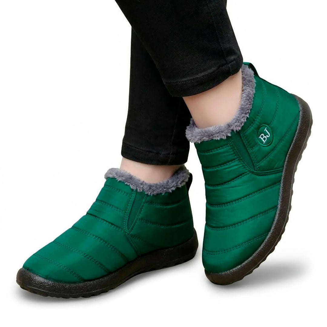 Women's Fleece-Lined Winter Puffer Boots Corvine