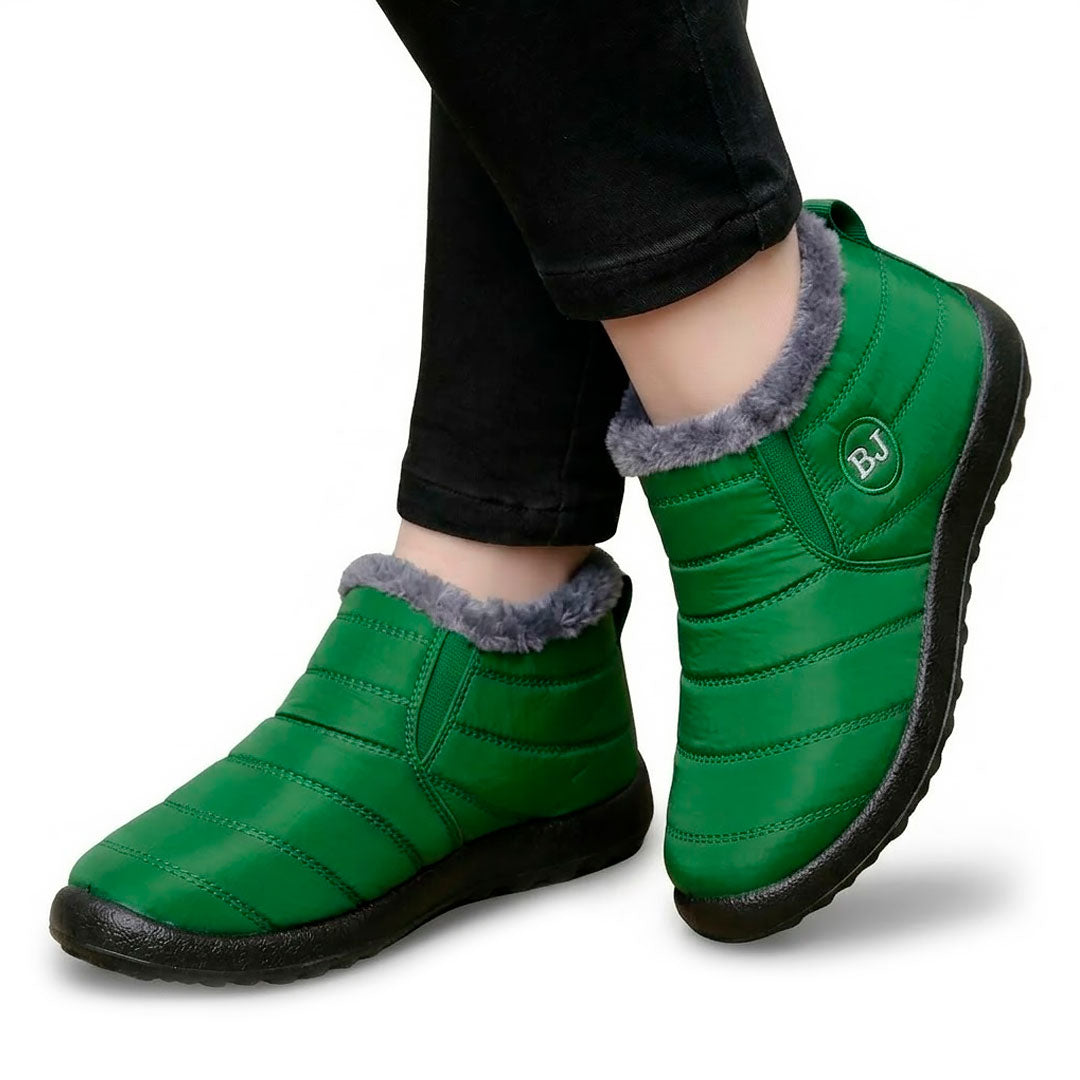 Women's Fleece-Lined Winter Puffer Boots Corvine