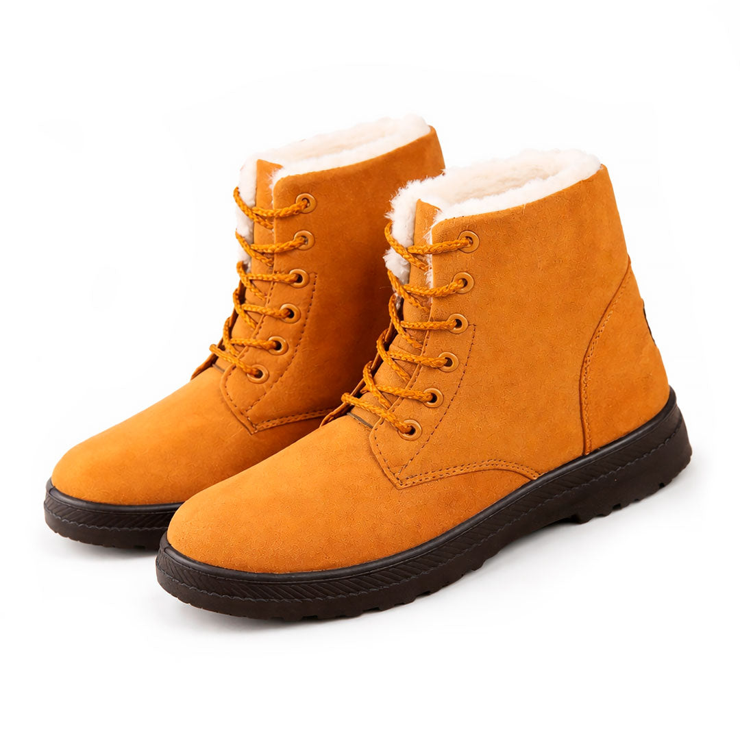 Women's Fleece-Lined Lace-Up Winter Boots Corvine