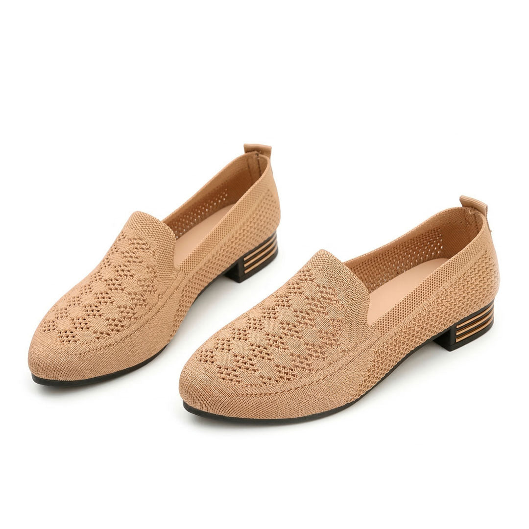 Women's Woven Block Heel Loafers Corvine