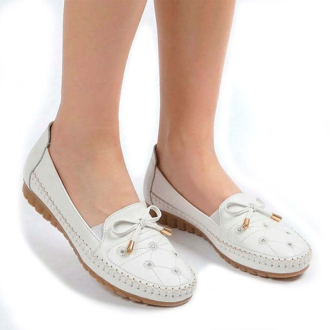 Women's Studded Driving Loafers Corvine