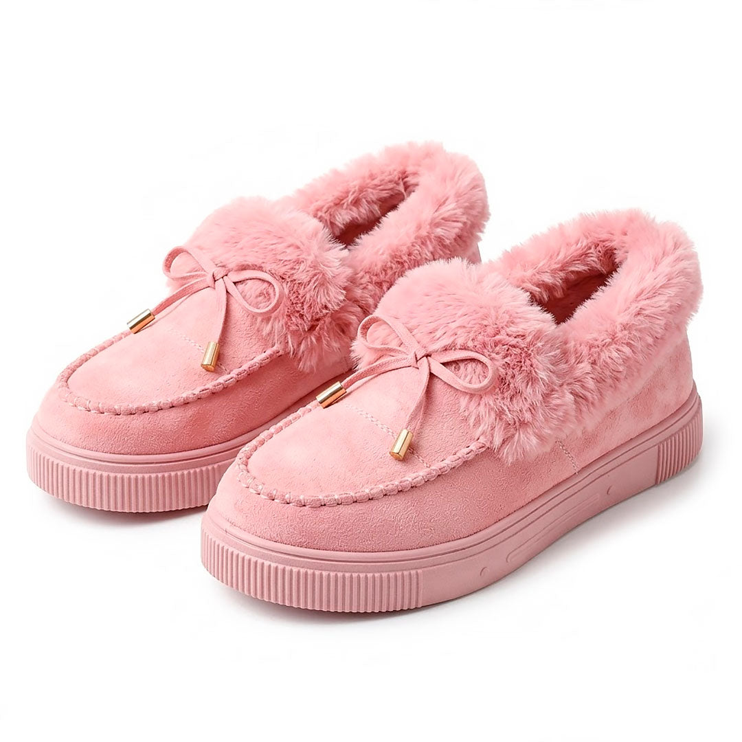 Women's Plush-Lined Cozy Platform Loafers Corvine