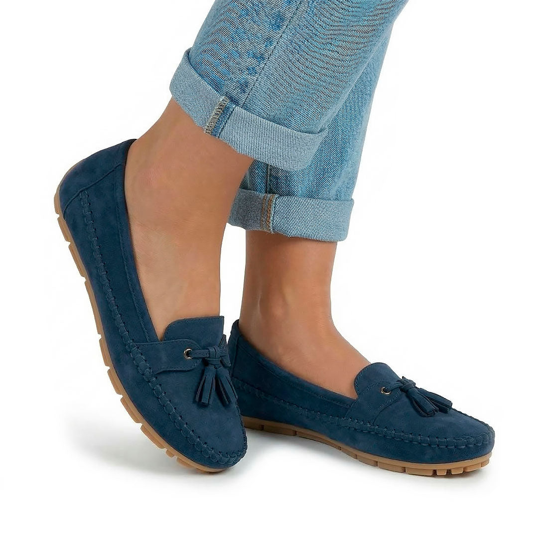 Women's Suede Tassel Driving Loafers Corvine