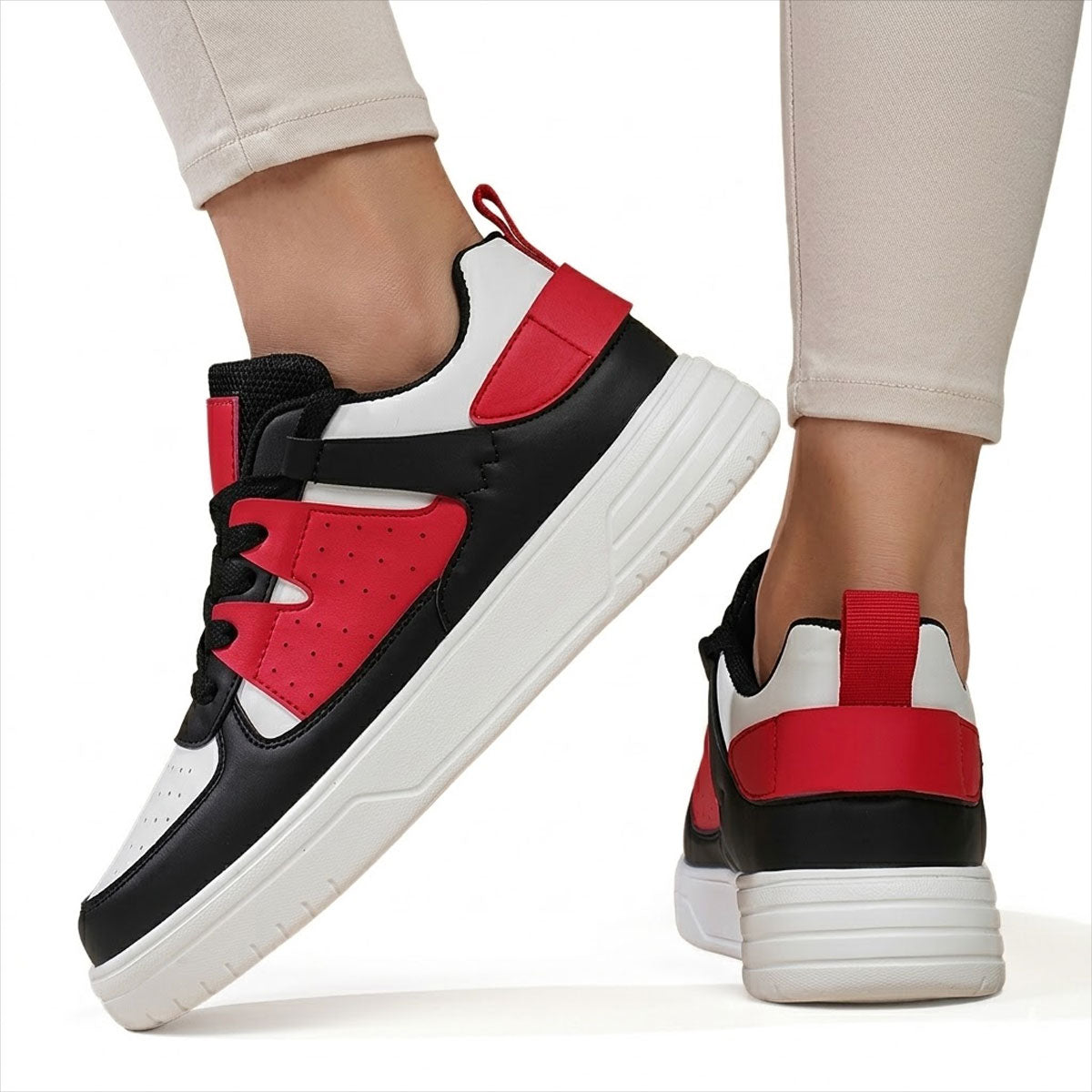 Women's Retro Court-Style Trainers Corvine