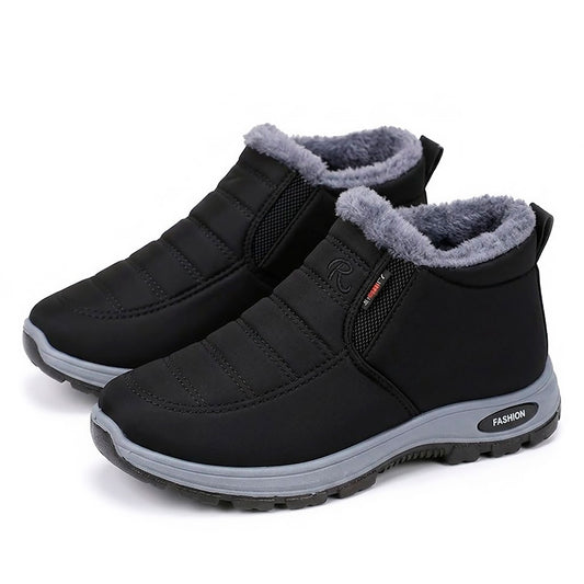 Women's Fleece-Lined Slip-On Winter Ankle Boots Corvine
