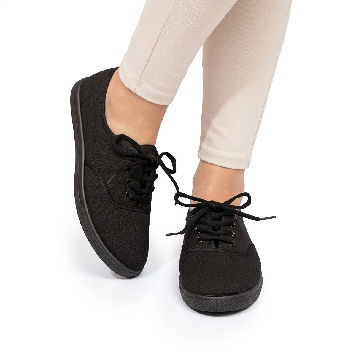 Women's Classic Low-Top Canvas Trainers Corvine