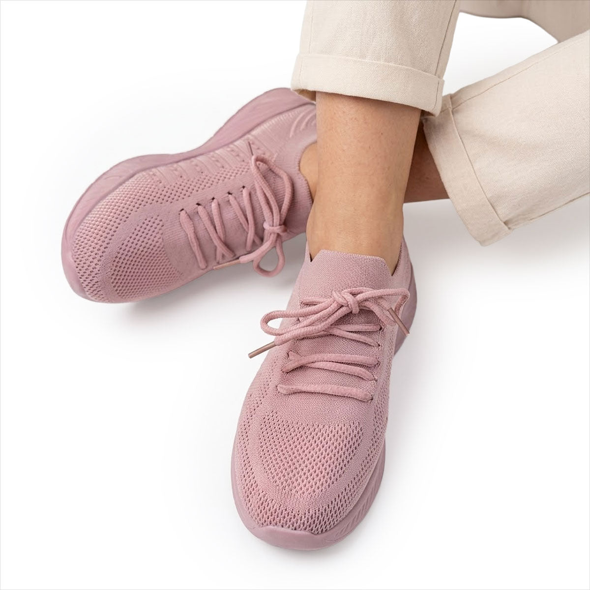 Women's Lightweight Knit Sport Trainers Corvine