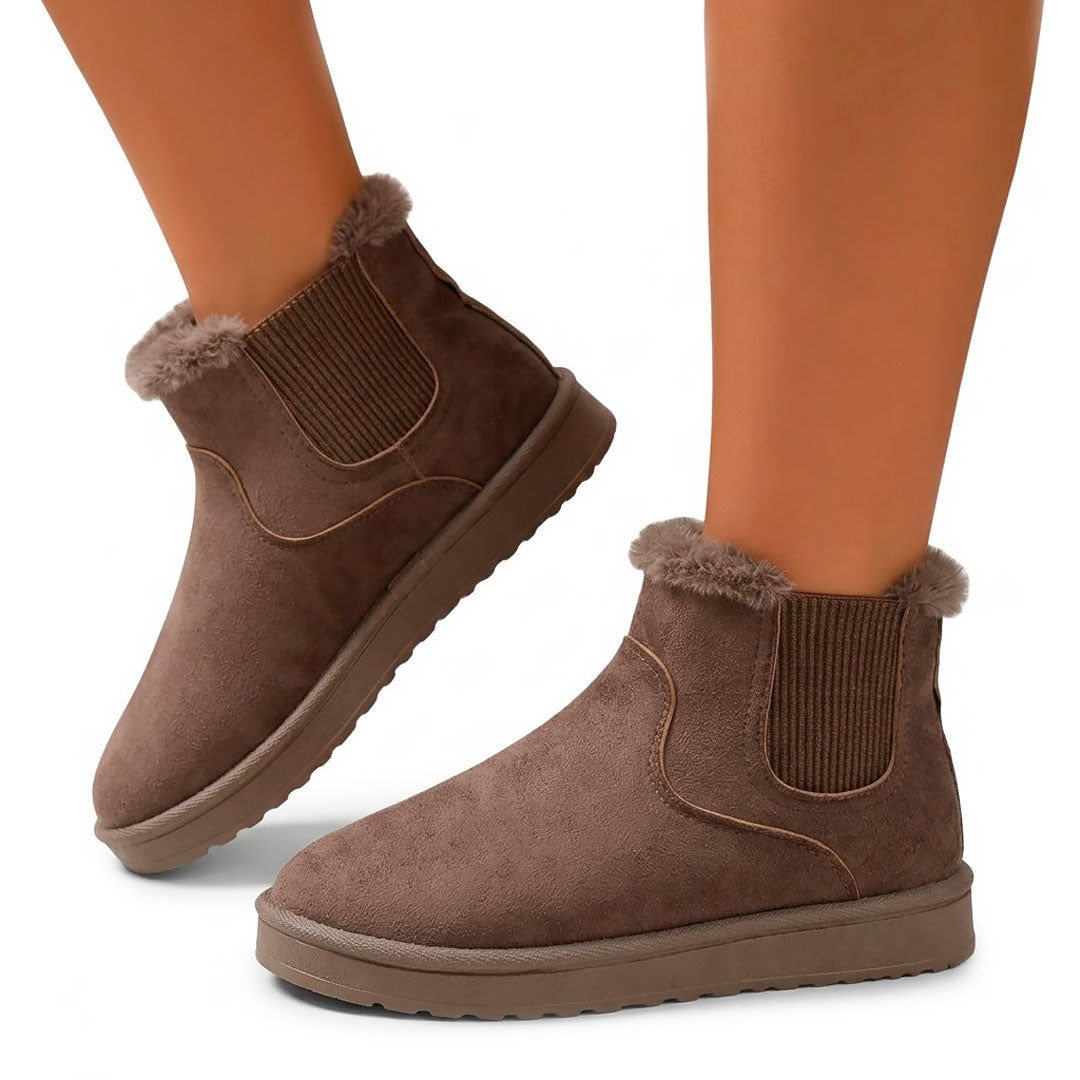 Women's Chelsea-Style Fur-Lined Winter Boots Corvine