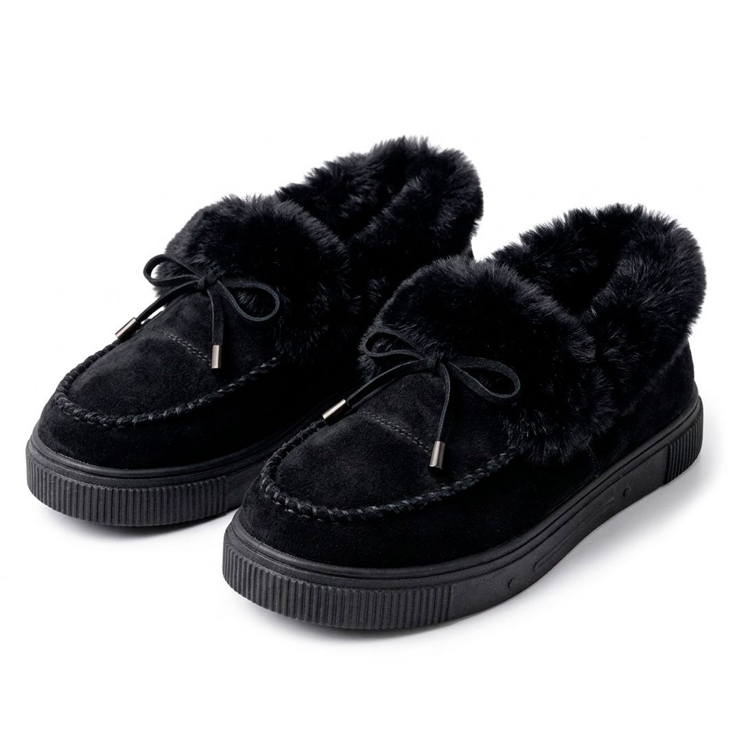 Women's Plush-Lined Cozy Platform Loafers Corvine