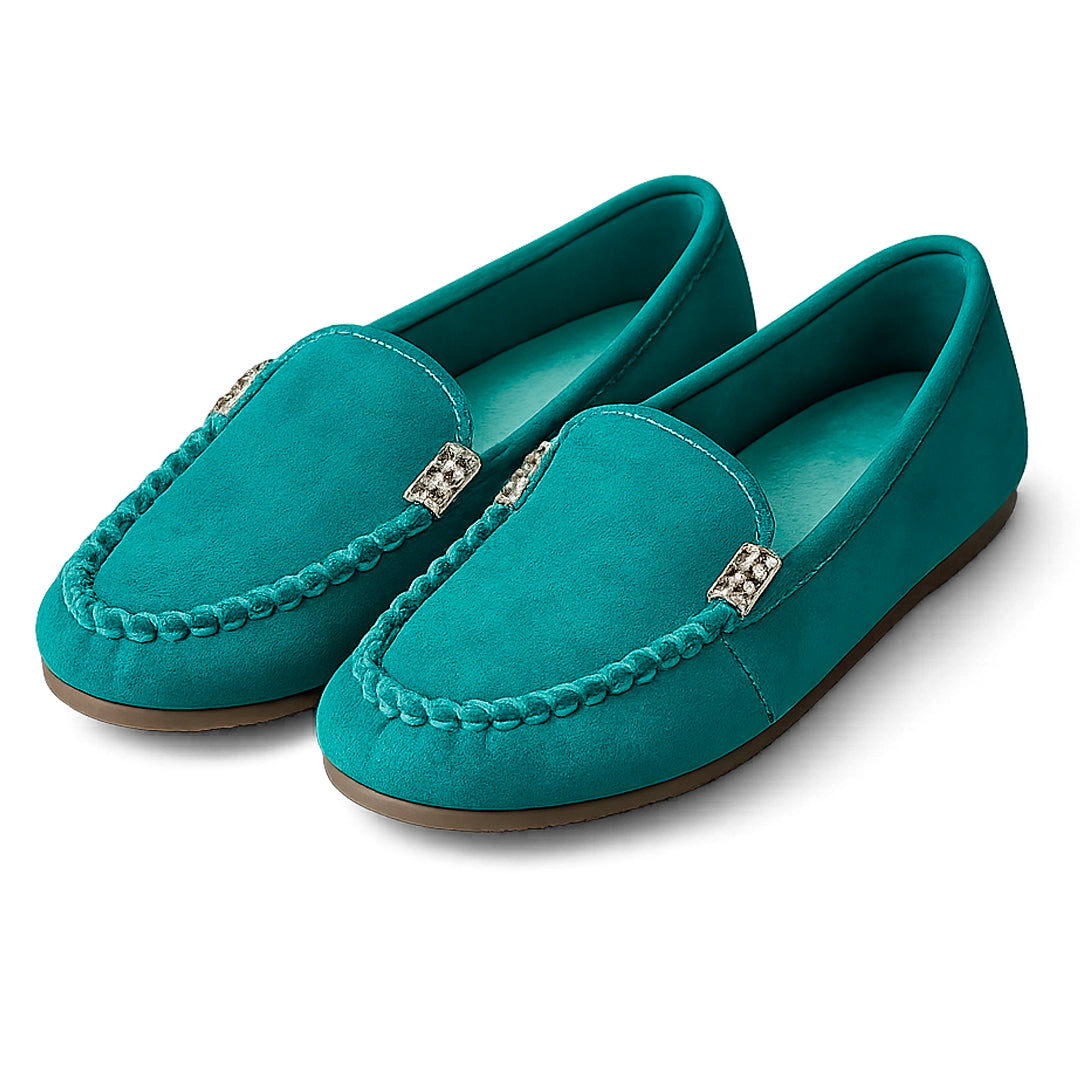 Women's Suede Slip-On Flats Corvine