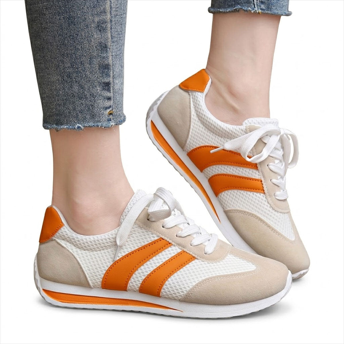 Women's Retro Mesh Trainers Corvine