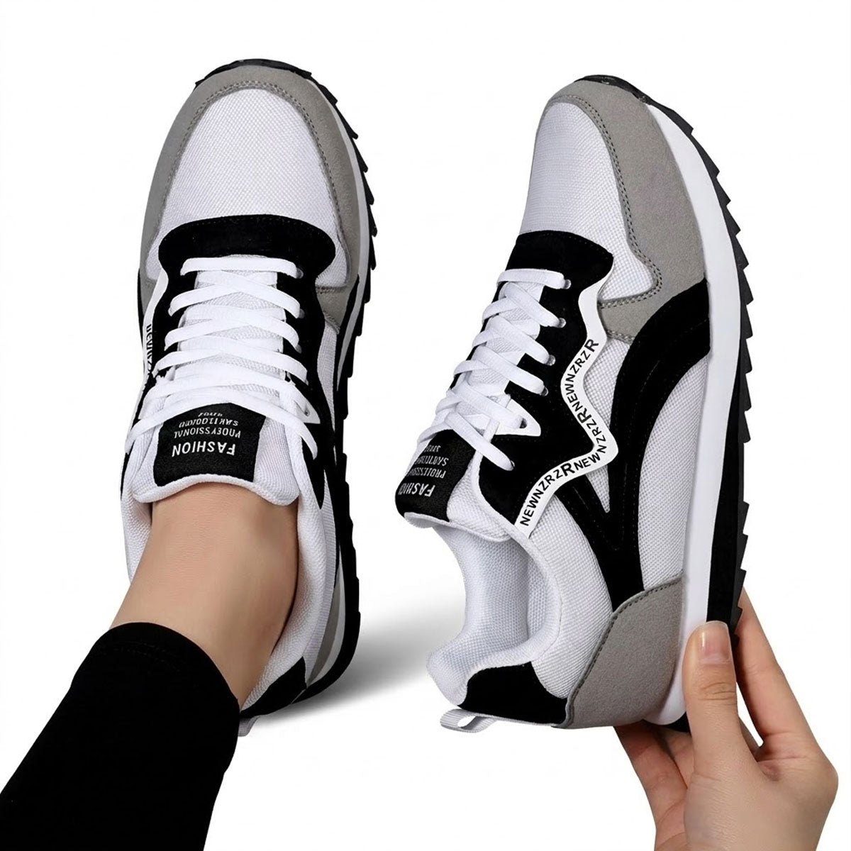 Women's Color-Block Retro Trainers Corvine