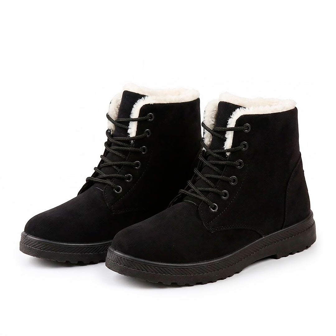 Women's Fleece-Lined Lace-Up Winter Boots Corvine
