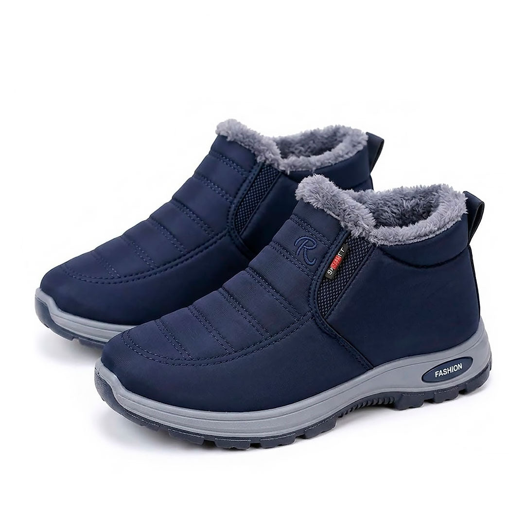 Women's Fleece-Lined Slip-On Winter Ankle Boots Corvine