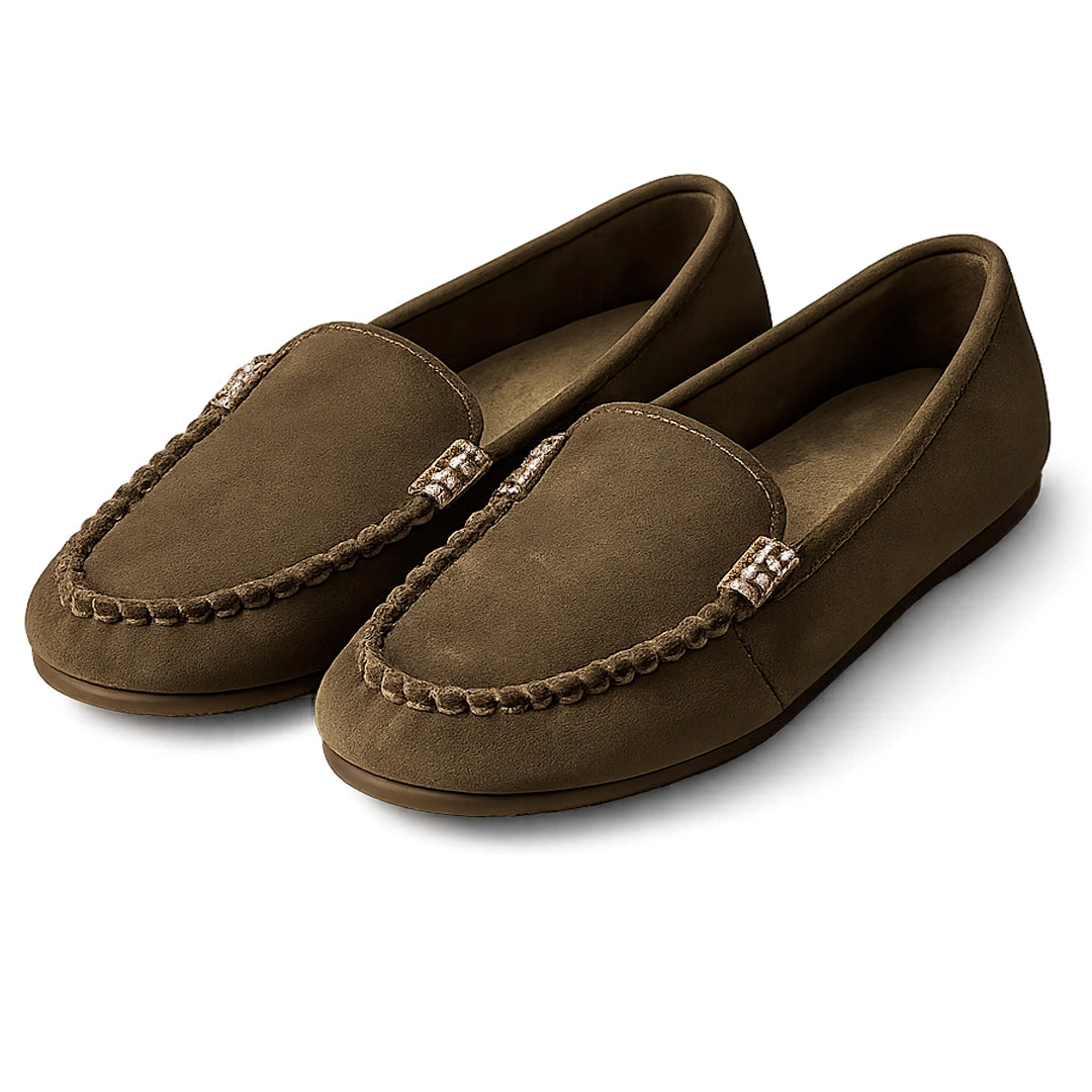 Women's Suede Slip-On Flats Corvine