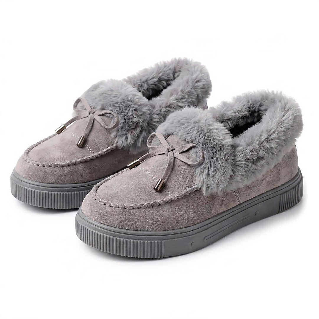 Women's Plush-Lined Cozy Platform Loafers Corvine