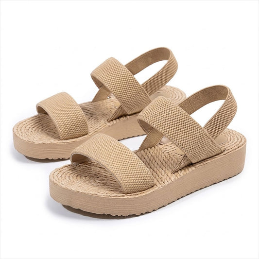 Women's Elastic Strap Platform Sandals Corvine