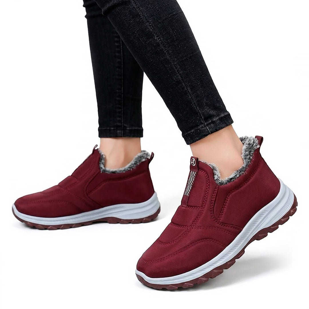 Women's Fleece-Lined Winter Slip-On Sneakers Corvine