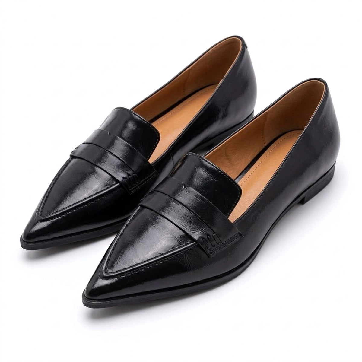 Women's Textured Pointed Flats Corvine