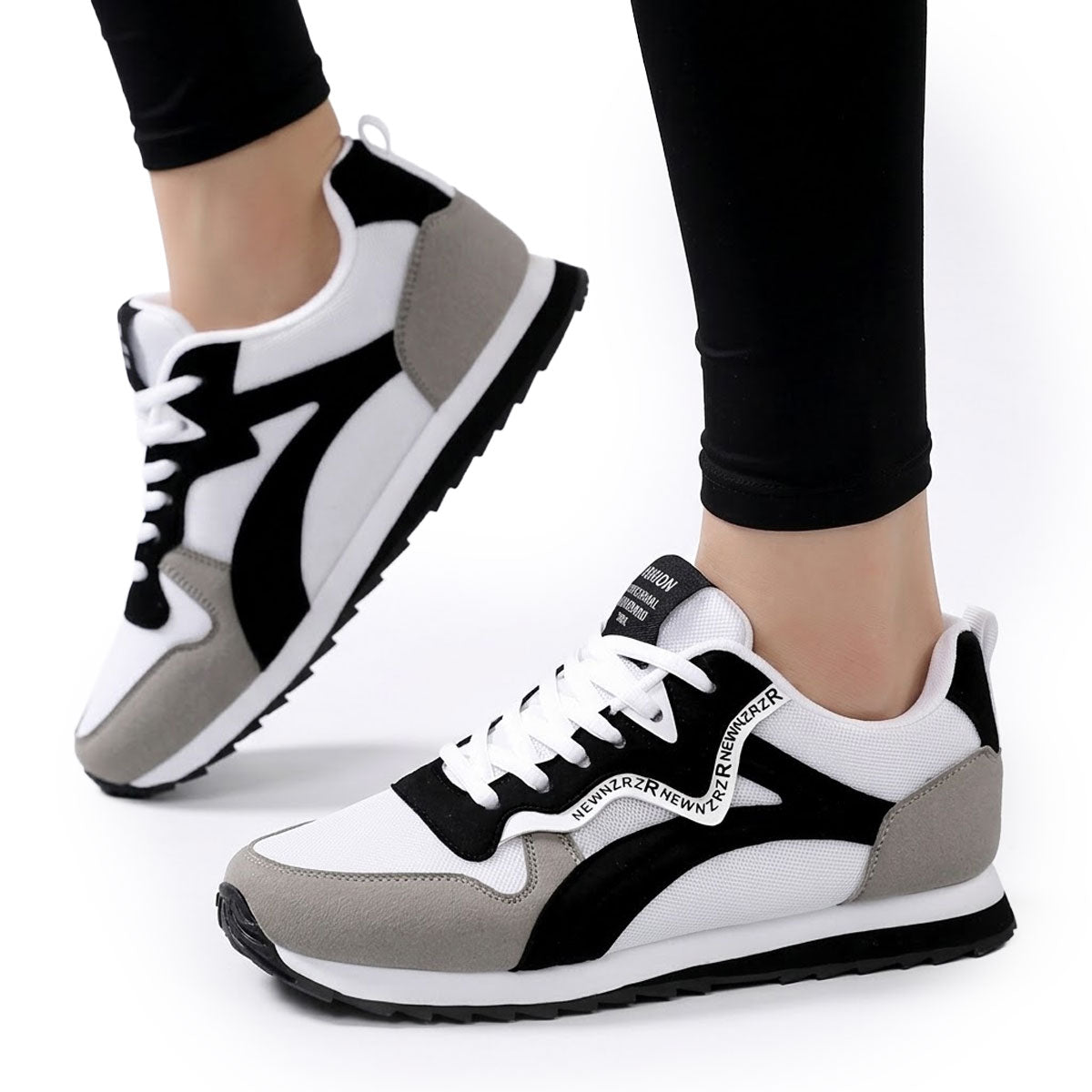 Women's Color-Block Retro Trainers Corvine