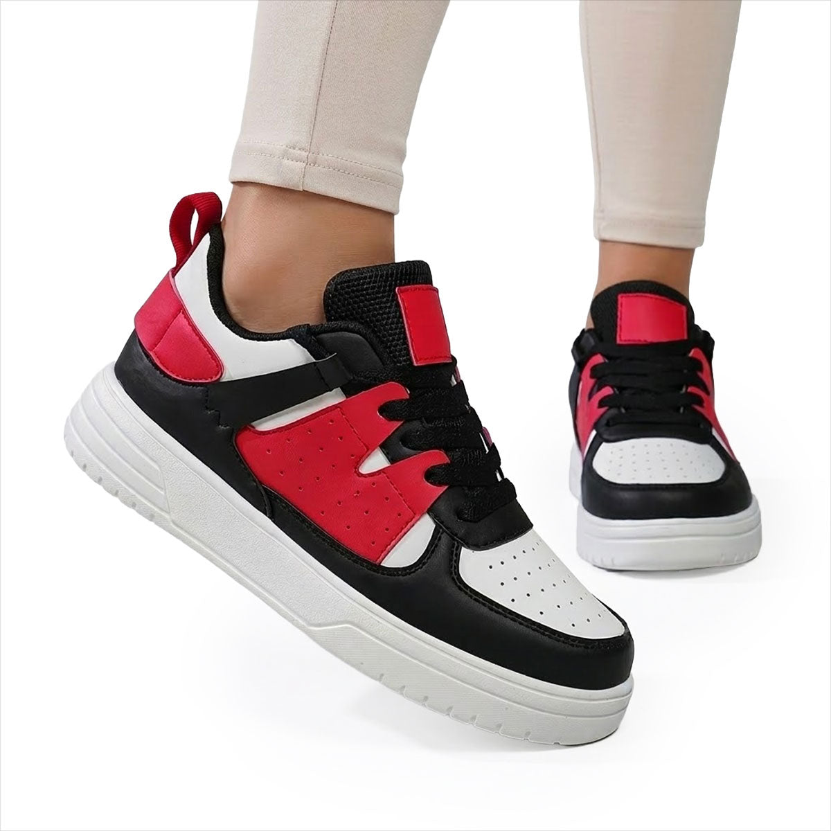Women's Retro Court-Style Trainers Corvine