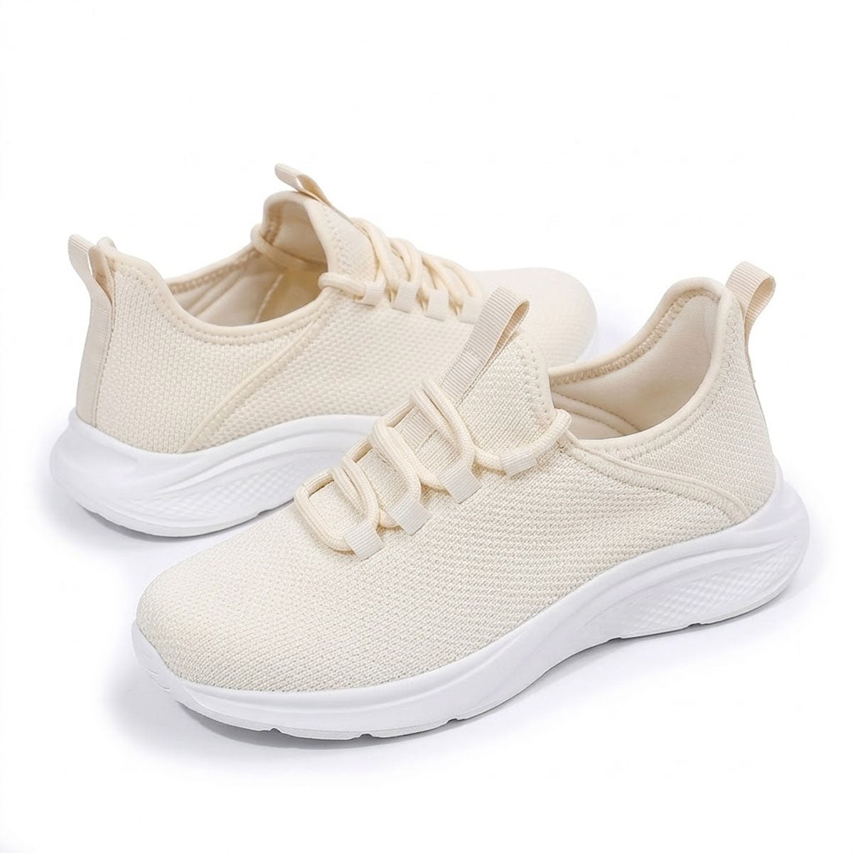 Women's Bungee Lace Knit Trainers Corvine