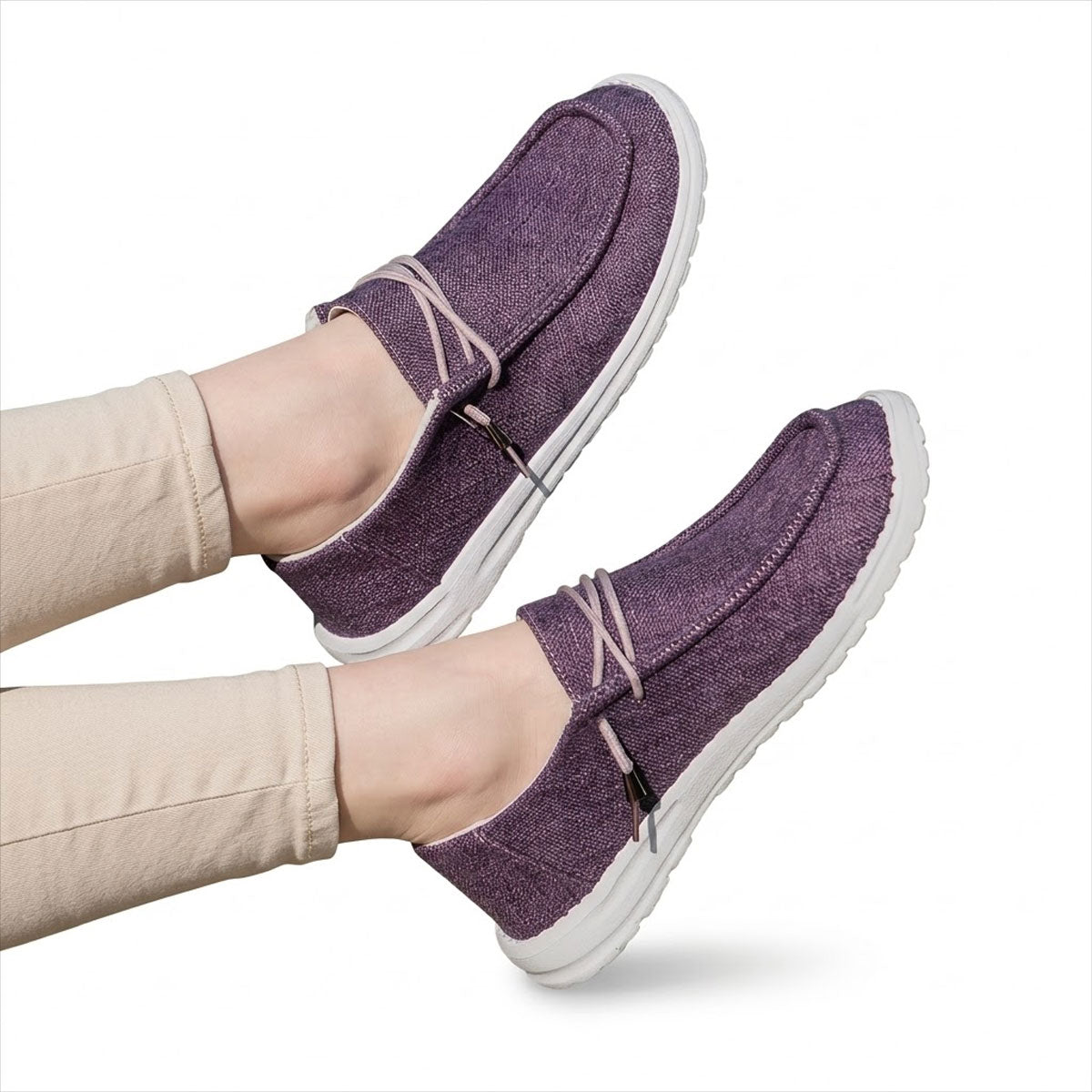 Women's Canvas Slip-On Comfort Loafers Corvine