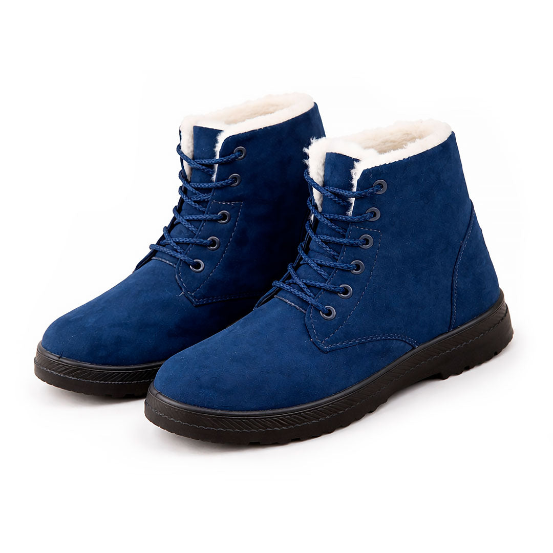 Women's Fleece-Lined Lace-Up Winter Boots Corvine