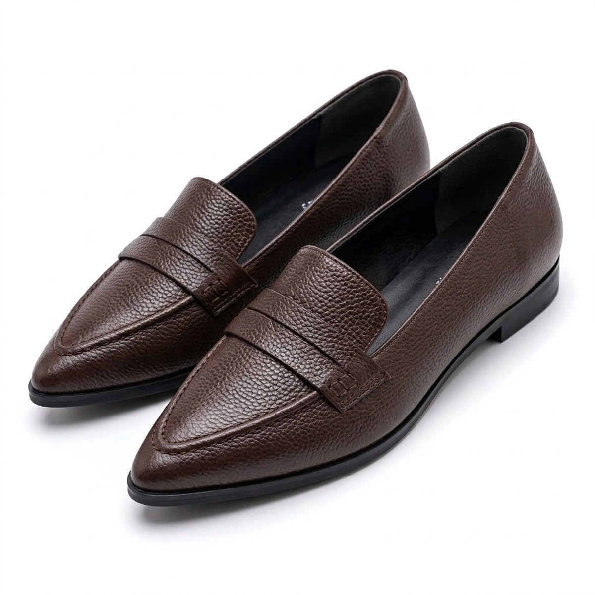 Women's Textured Pointed Flats Corvine
